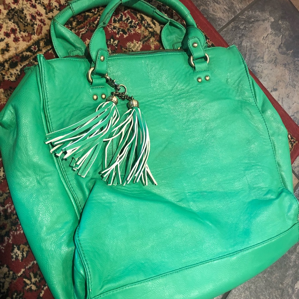 Giant fun green purse!